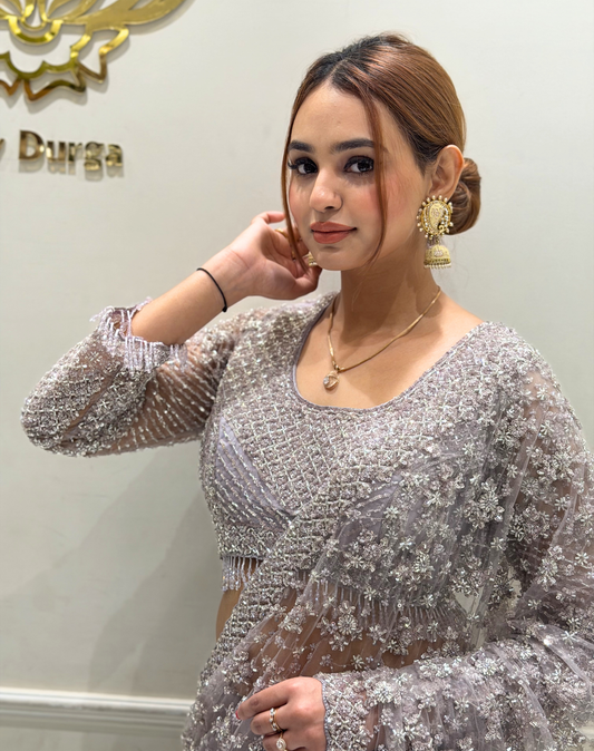 Pastel Shine Saree