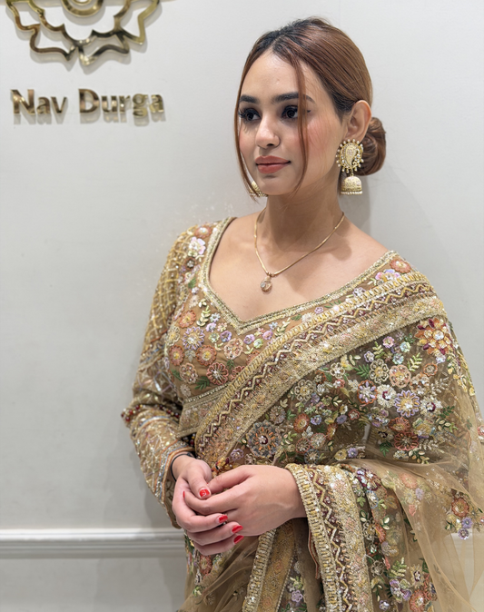 Sequined Gold Drape