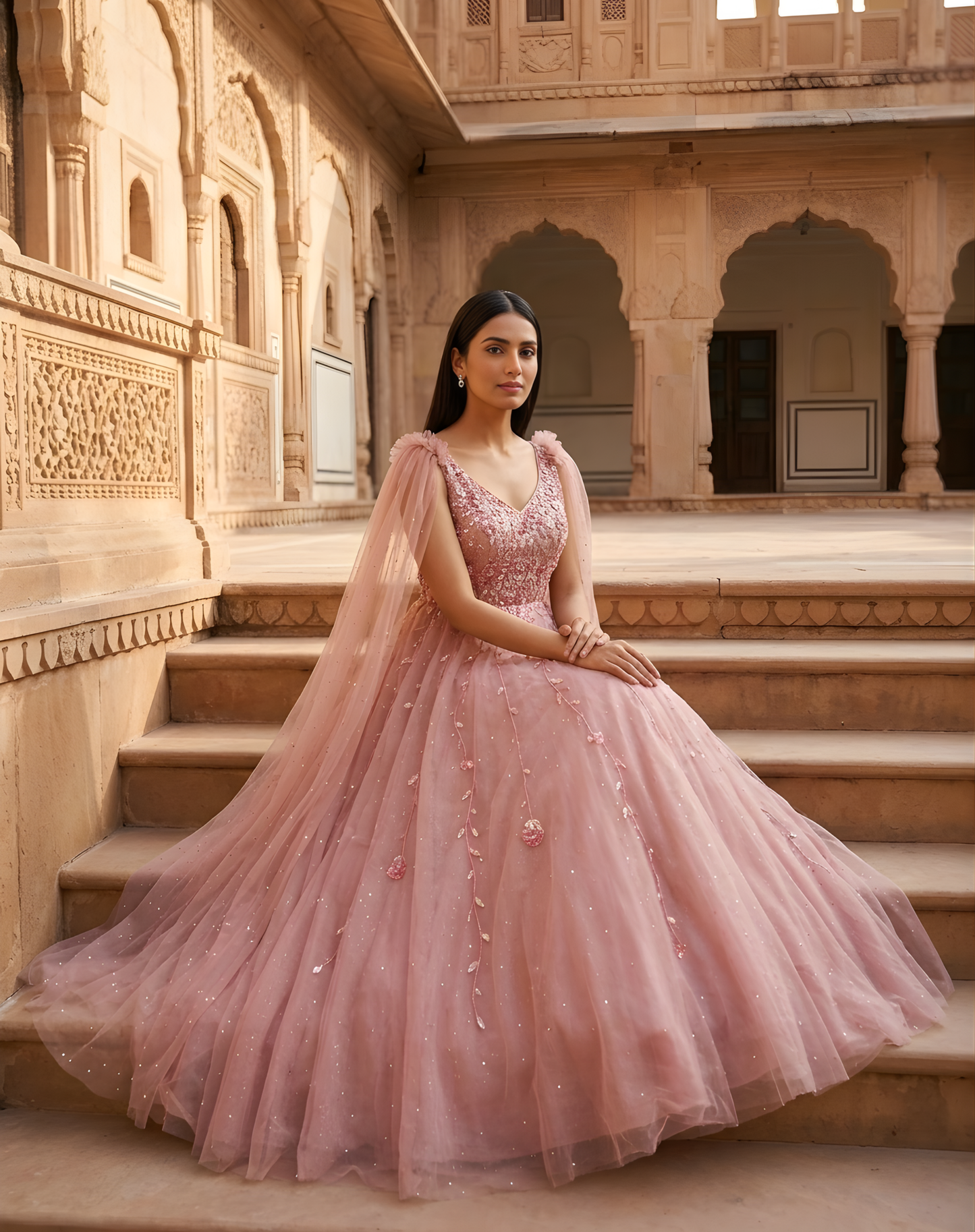 Lavender Whisper Gown
