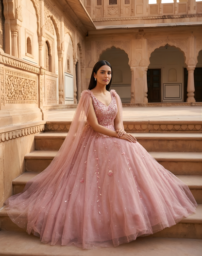 Lavender Whisper Gown