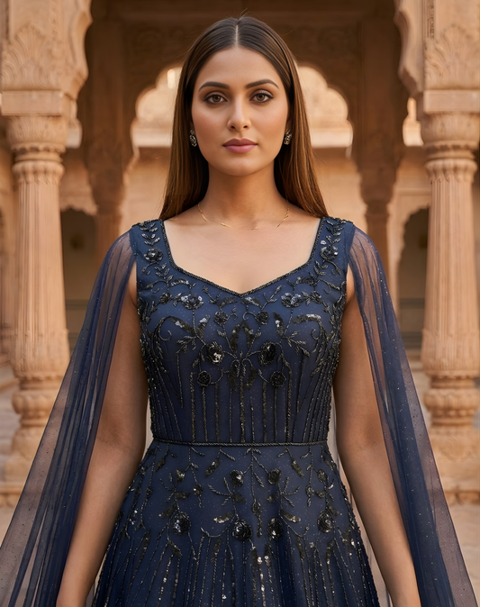 Starry Blue Drape