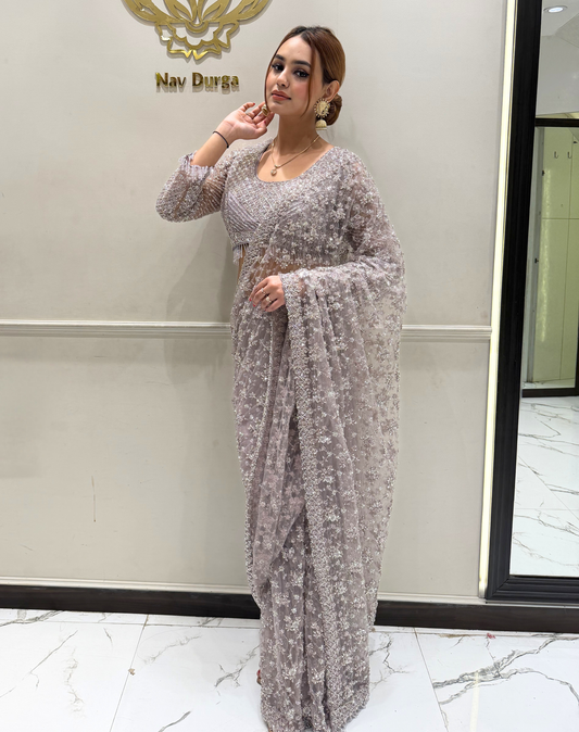 Pastel Shine Saree
