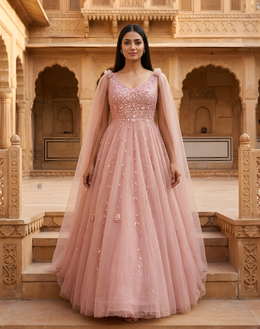 Lavender Whisper Gown