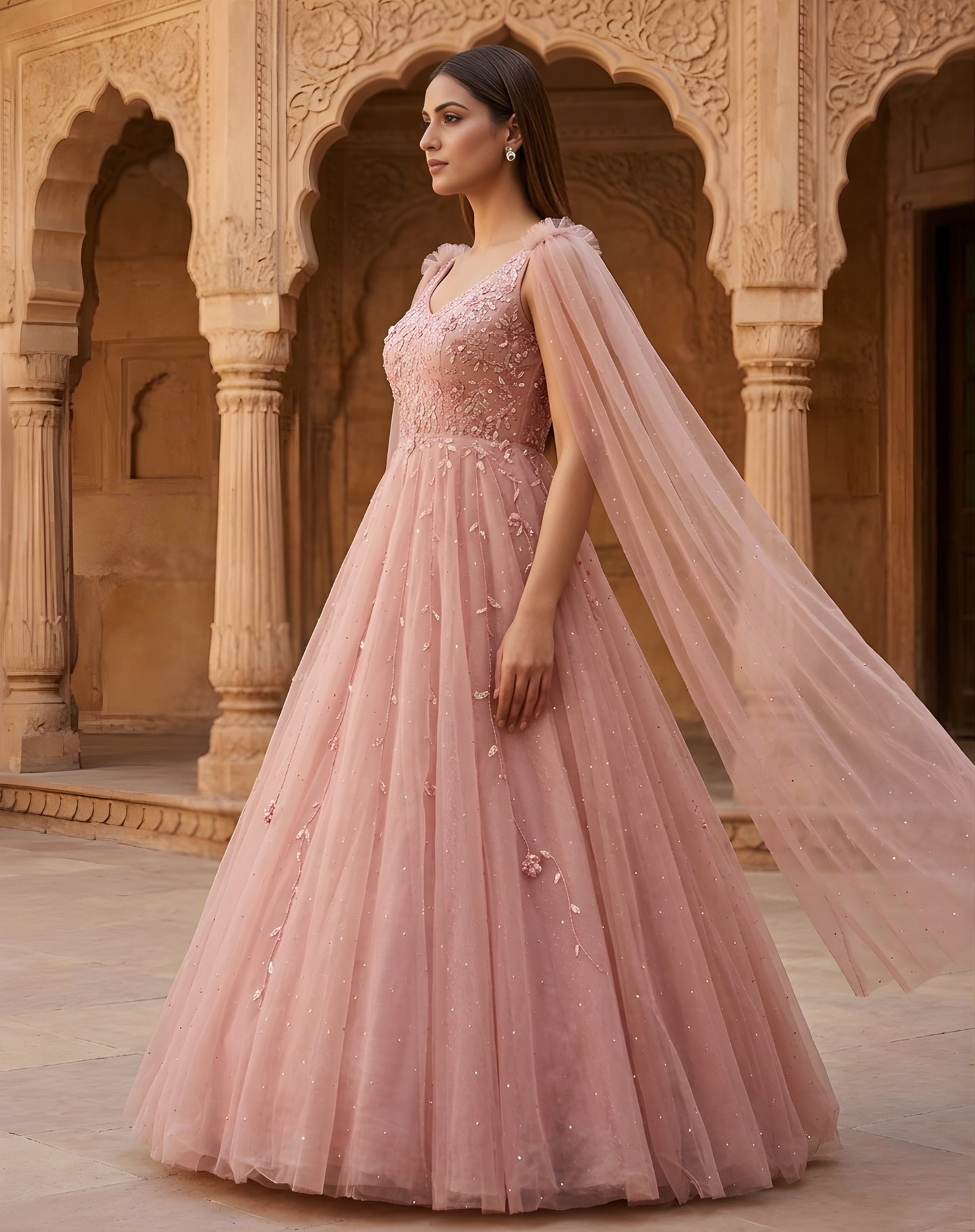 Lavender Whisper Gown