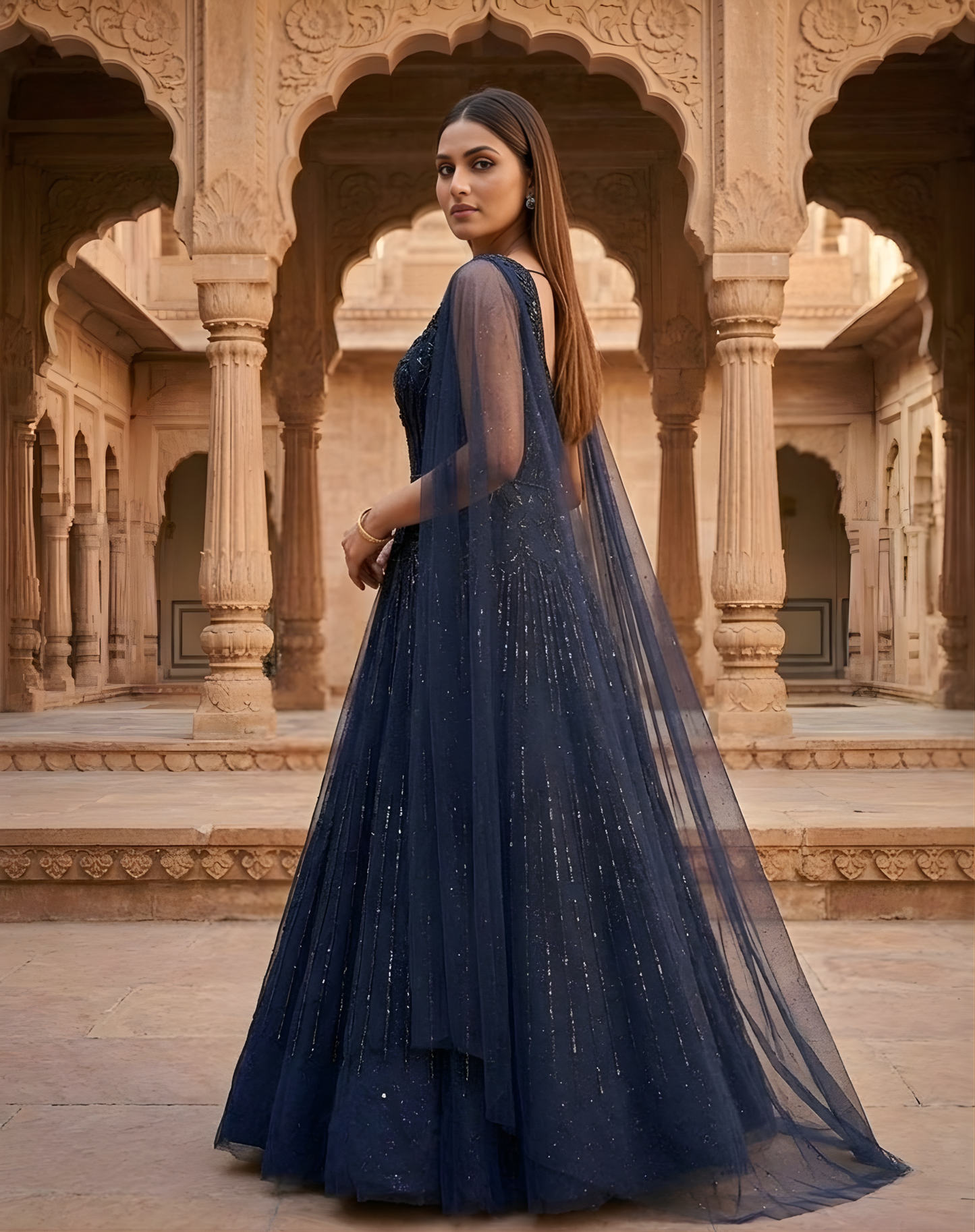 Starry Blue Drape
