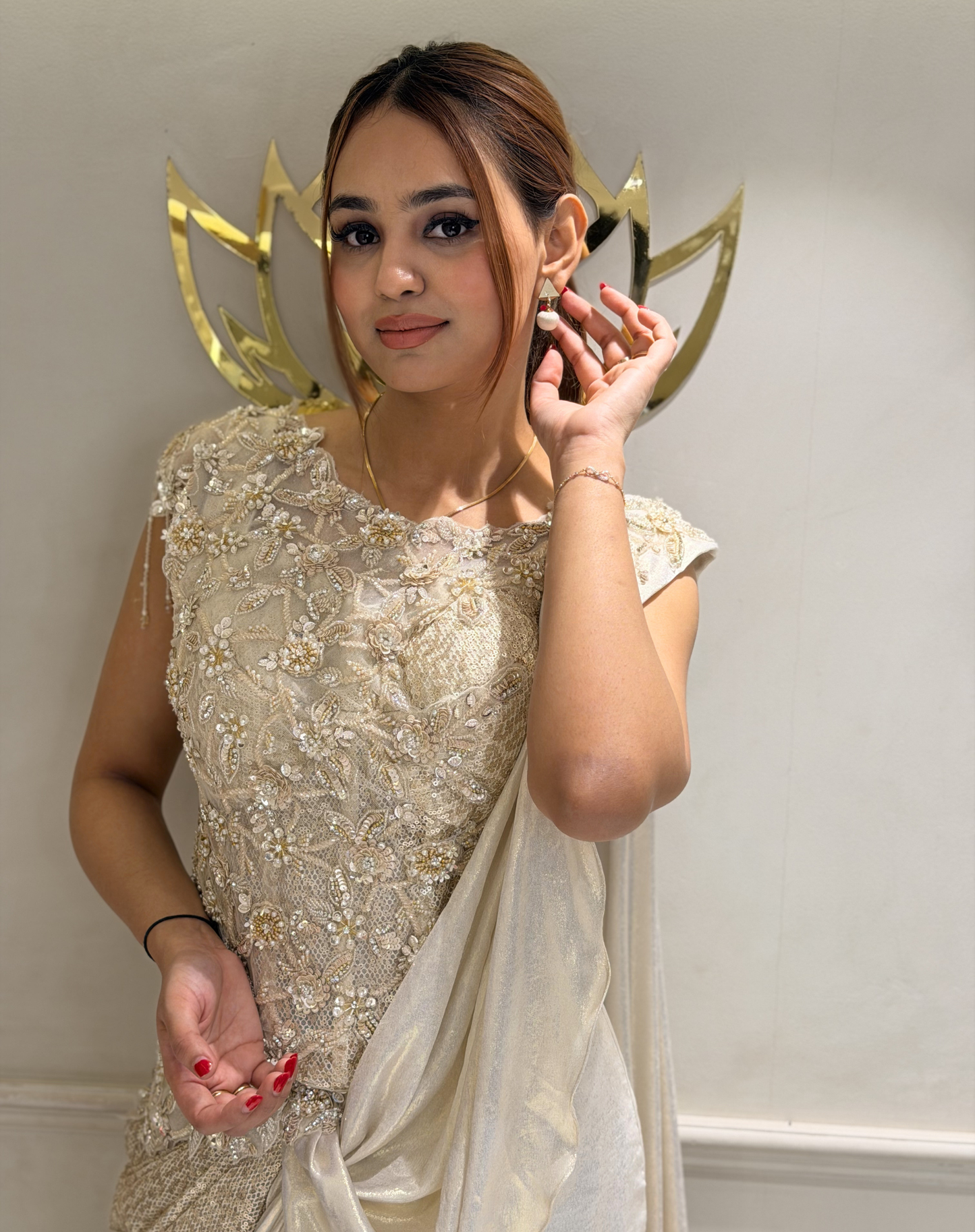 Ivory Edge Lehenga