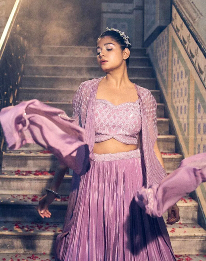 Purple silk muse