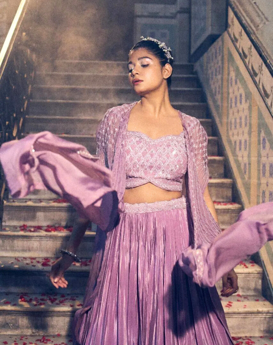 Purple silk muse
