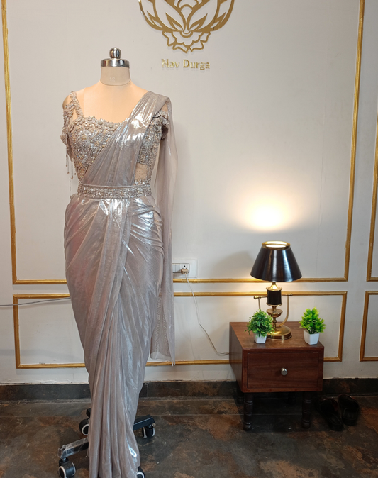 Silver Shimmer Drape