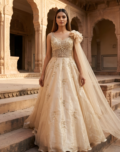 Champagne Allure Gown