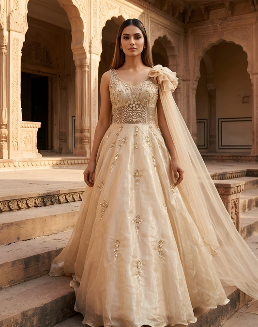 Champagne Allure Gown