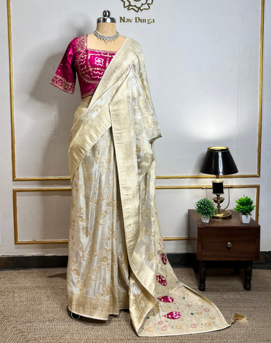 Cream Silk Statement