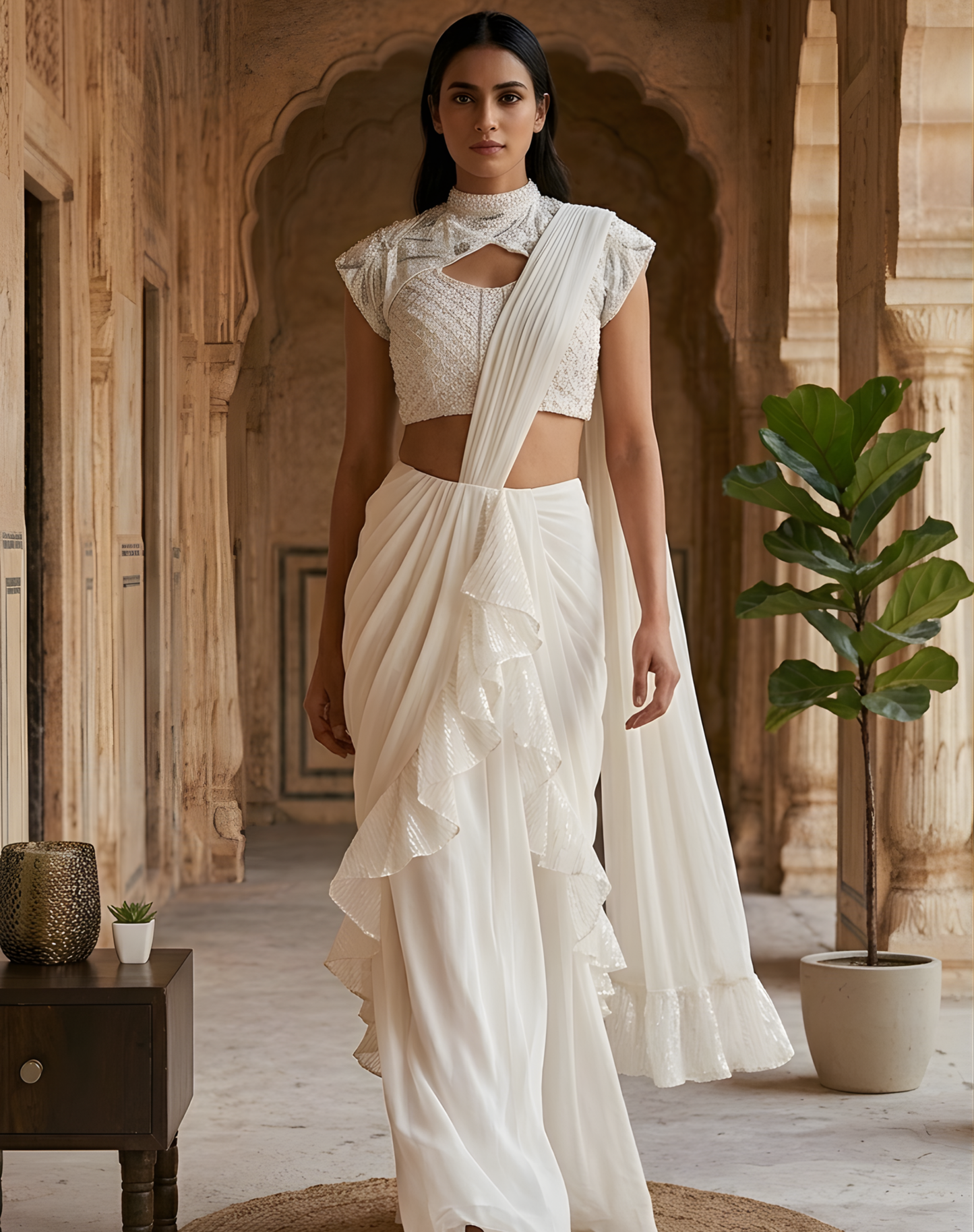 Ethereal White Elegance