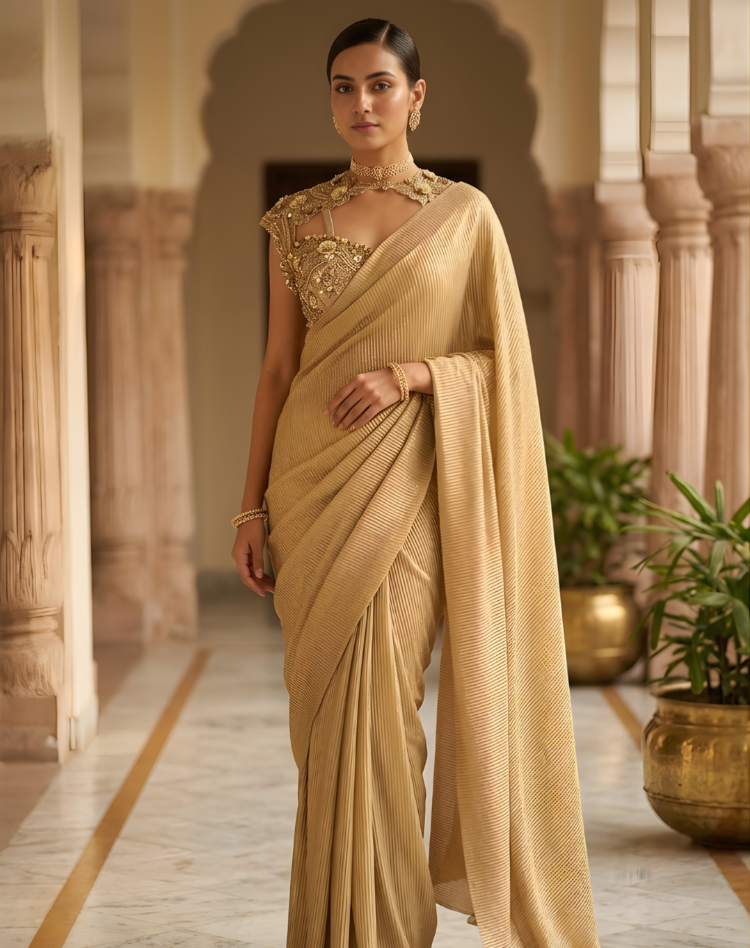 Sculpted Architectural Drape