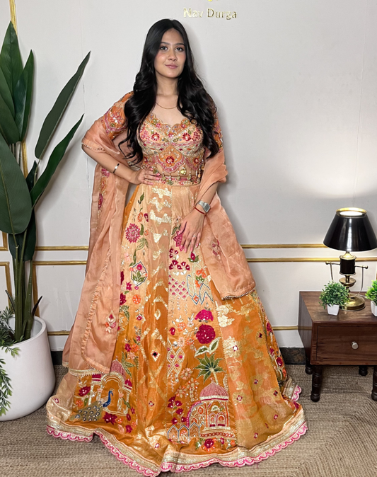 Tangerine Festive Bloom