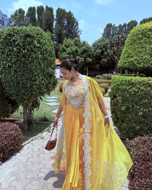 Yellow Hour Glam