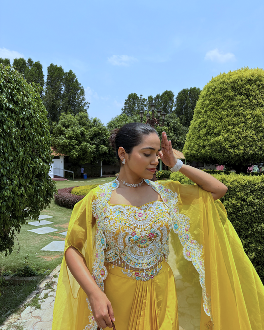 Yellow Hour Glam