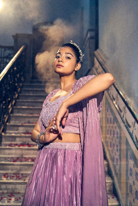 Purple silk muse