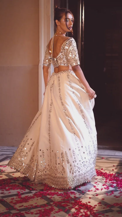 Mirror Work Lehenga