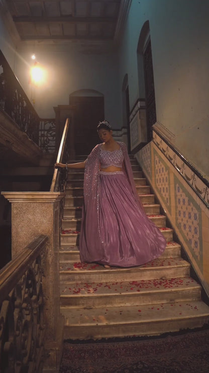 Purple silk muse
