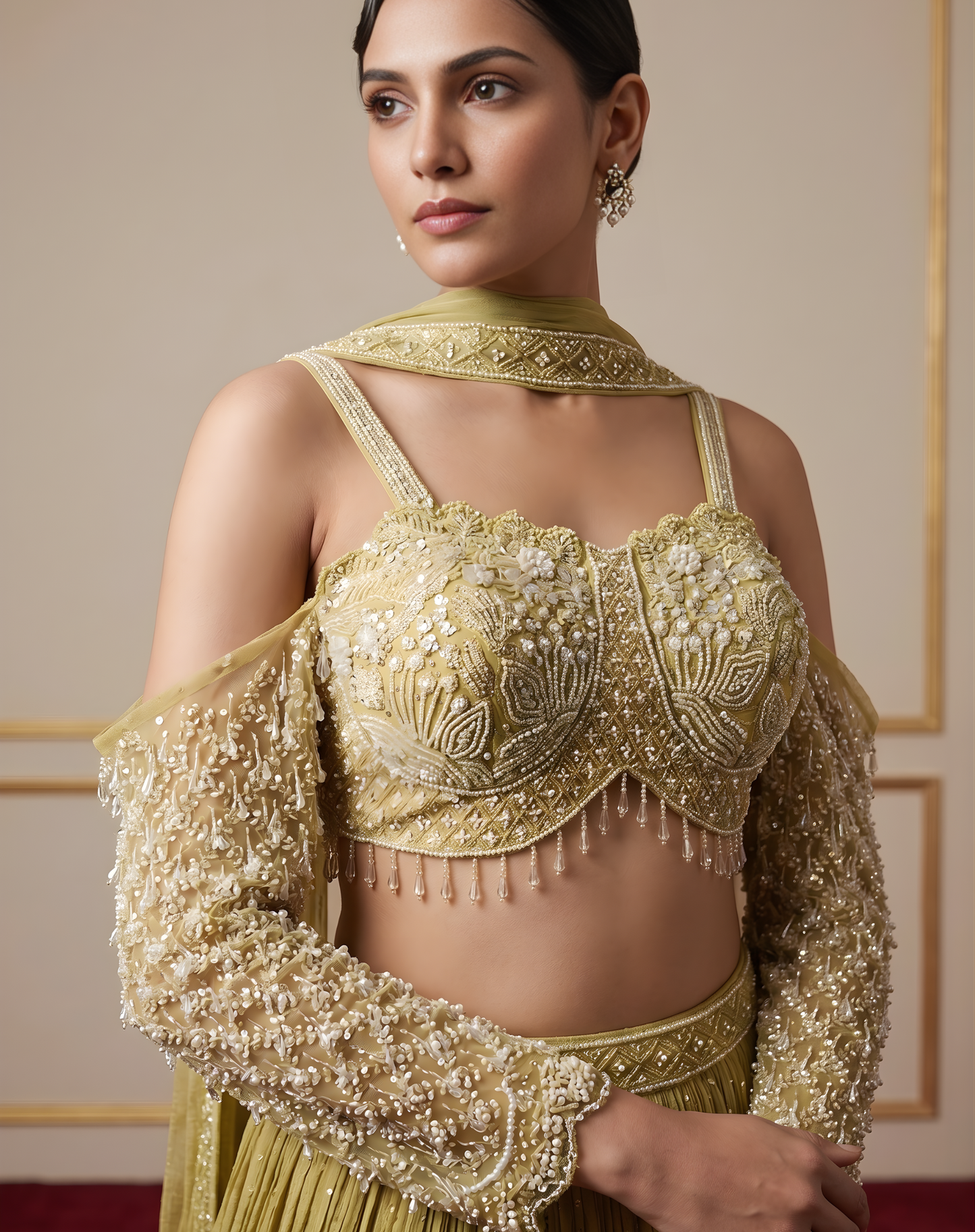 Chartreuse Silk Bloom